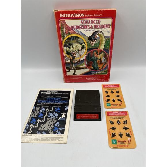 Advanced Dungeons & Dragons (Intellivision, 1983) Complete In Box - Fast Ship! - Picture 4 of 9